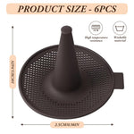 HASTHIP Donut Mold Set for Baking Bagels and Donuts featuring 6PCS 5.31 in Silicone Trays | Even Heating Design