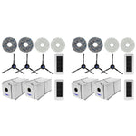 HASTHIP Replacement Accessories for Ecovacs Deebot N30 Pro Omni with 22 pcs Set | Includes Side Brushes Dust Bags Filters and Mop Cloths