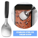 HASTHIP Espresso Frothing Spade for Ice Cream and Desserts with 9.9 in Length | Stainless Steel 18/8 and Bakelite Handle