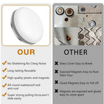 HASTHIP Magnetic Shower Curtain Weights for Home Use with N45 Magnets | Set of 10 Pairs White