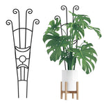 HASTHIP Flower Trellis for Climbing Plants with 32 in Frame and Cut Out Design | Sheathed Metal Pipe Support