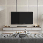 HASTHIP Metal Trim Wall Strip for Ceiling and Cabinet Edges with Self Adhesive 16.4ft Black Stainless Steel | Mirror Finish 2 PCS