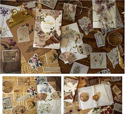 HASTHIP Stickers for Journal and Scrapbook with 55 Pcs Self Adhesive Metal Mucha Girls Designs