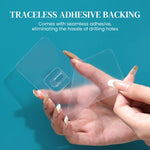 HASTHIP Wall Mount Camera Shelf for Security Cameras with Self Adhesive 2PCS White | No Drill Floating Design