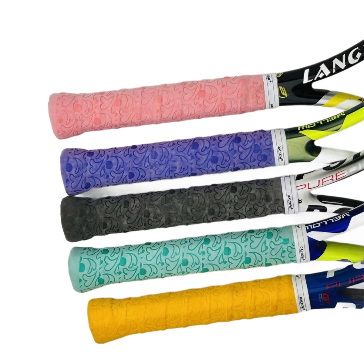 HASTHIP® Overgrip Antideslizante y de Secado Rápido para Raquetas – Cinta Transpirable y Absorbente para Tenis,Bádminton Pádel con Corte Preciso Cinta de Acabado