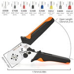 HASTHIP 5 in 1 Multifunctional Wire Stripper for Electrical Work with Interchangeable Pliers | Heat Treated Chrome Vanadium Steel and Ergonomic PVC Handles