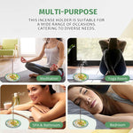 HASTHIP Diamond Painting Kit for Home Decor with Dual Function Lotus Incense Holder | DIY Gift Set