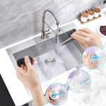 HASTHIP Bottle Cleaning Brushes Set for Cups and Straws with Curved Bristles | 3Pcs BPA Free