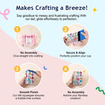 HASTHIP® Silicone Water Bottle Holder Tumblers Cradle Cup Cradle for Apply UV DTF Decals/Apply Vinyl Decals Water Bottle Cradle for DIY Customization, DIY Water Bottle Accessory Tool