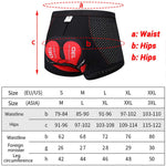 Proberos® Cycling Shorts for Men & Women with 3D Gel Padded, Sillicone and Foam Padded Underwear for Cycling, Anti-Slip Leg Grips and Sweat Resistant Bike Shorts(XL)