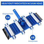 HASTHIP Pool Vacuum Head for Ground Pool with 14 in Wide Coverage and Swiveling Neck | Universal Fit