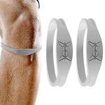 HASTHIP® 2 Piezas Correa de Rodilla para Tendón Rotuliano,Soporte Ajustable con Almohadilla de Silicona,Alivio del Dolor Rodilla para Correr Baloncesto Tenis Gimnasio y Senderismo
