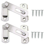 HASTHIP Flip Latch Gate Lock for Doors and Cabinets featuring 3 Inch Stainless Steel Bar | Quick Installation and Corrosion Resistant Design
