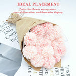 HASTHIP Artificial Chrysanthemum Flowers for Table Decor featuring 10pcs 9in Pink Fabric Bouquet