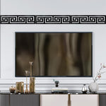 HASTHIP Geometric Shape Acrylic Wall Stickers for DIY Home Decor with 12 Pcs Black Design