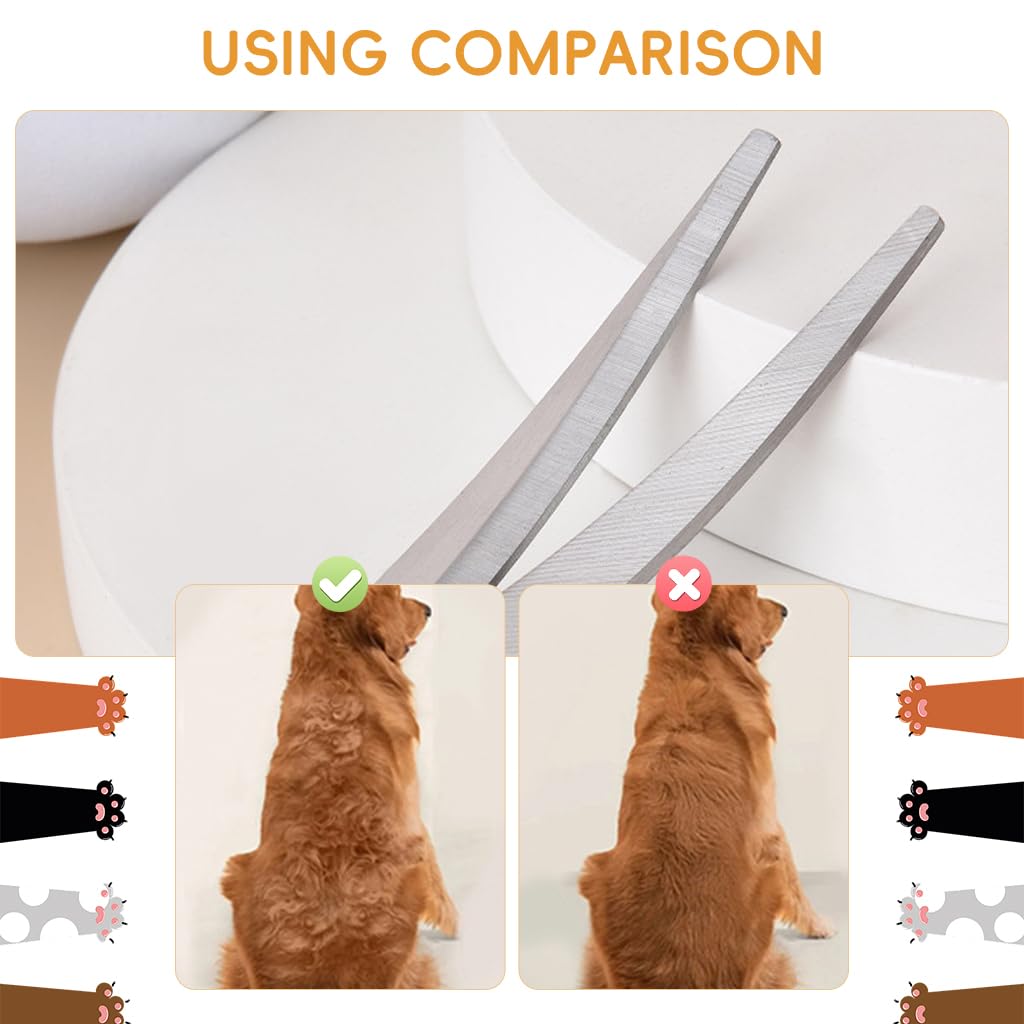 HASTHIP Dog Hair Trimmer for Paws and Face with 2 Speed Low Noise Motor | Cordless Rechargeable Grooming Kit
