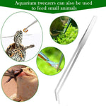 HASTHIP Tweezers for Aquarium with Straight Design and 27cm Size | Stainless Steel 2 PCS