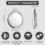 Loshall Tag Air Item Finder| BT Tracker| Global Tracking with Find My App on iPhones only| Find Keys, Wallets, Luggage, Pets, Gadgets etc.|