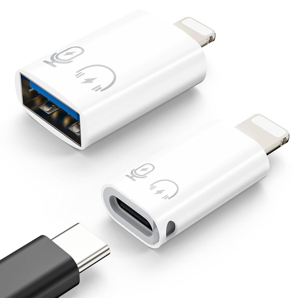 HASTHIP® USB C Female to Male Adapter, Male to USB-A Female OTG Adapter