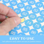 HASTHIP Diamond Painting Labels for Bead Classification featuring 447 Color Number Stickers