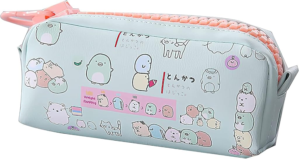 HASTHIP® Stationery Pencil Case Large Zipper Cute Pencil Bag Large Capacity Pen Bag for Students School Office Supplies