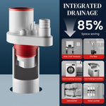 HASTHIP Kitchen Drain Adapter for Dishwasher and Laundry Sink with Anti Backflow Valve 2PCS | Durable ABS Construction