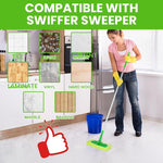 HASTHIP Reusable Microfiber Mop Pads for Wet and Dry Floor Cleaning with Elastic Edge | 3 Pack