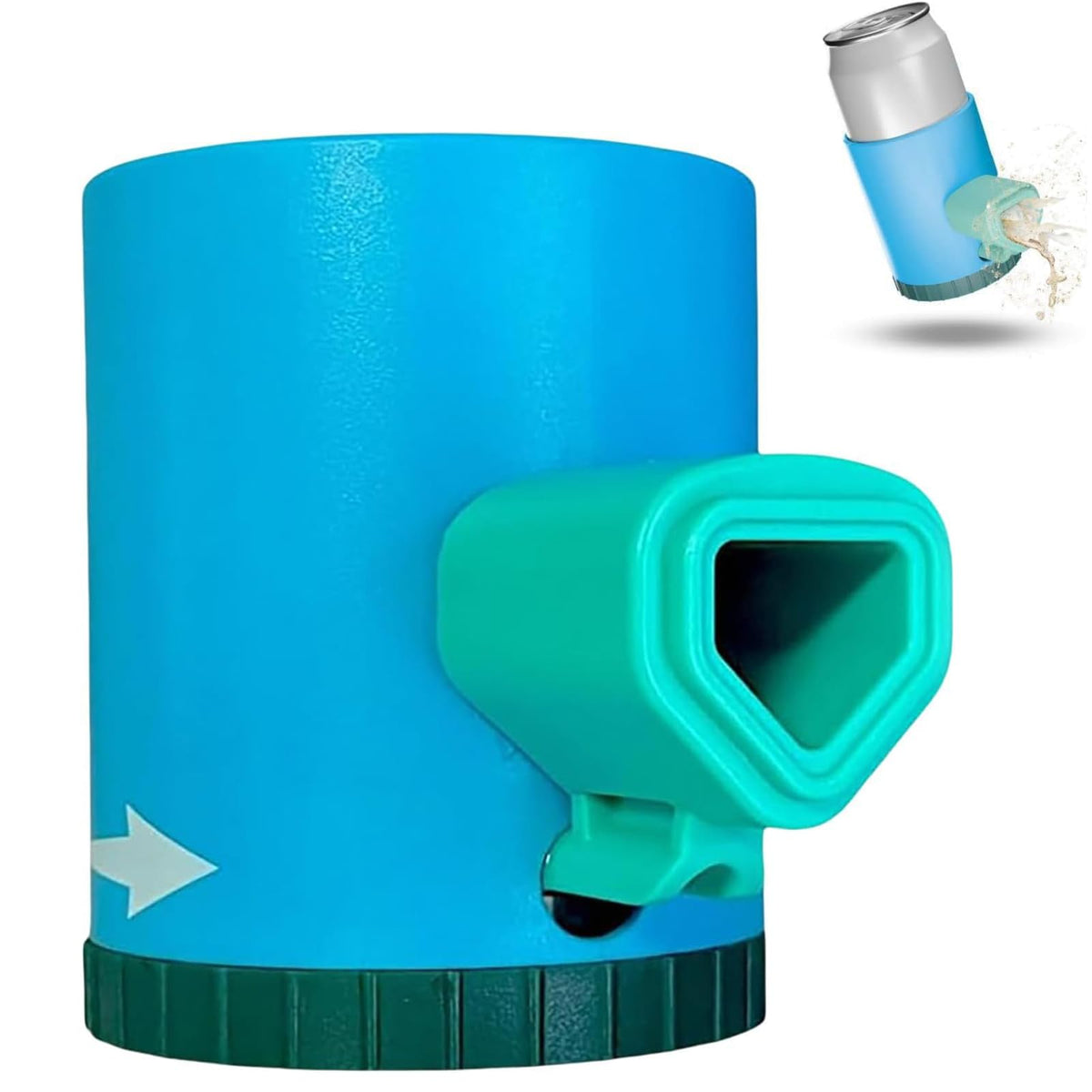 HASTHIP Beer Toy Party Prop for Card Games with Jet Spray Mechanism | Fits 500ML Cans