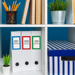 HASTHIP Colored Label Stickers for Office and School Use with 300 Sheets 3.5x2.3 in | Writable Self Adhesive Name Tags