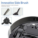 HASTHIP® 6Pcs Replenishment Kit for Ecovacs Deebot Y1/Y1 Pro Robot Vacuum, Ecovacs Deebot Y1/ Y1 Pro Accessories Replacement Parts (2 Side Spinning Brushes, 2 Filters and 2 mops Cloth) Cleaning Tool