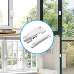 HASTHIP Window Lock for Sliding and Casement Windows with Lever Handle and Screws | Aluminum Alloy Child Proof Security