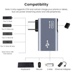 HASTHIP® Fixwal Micro USB to USB Adapter OTG Cable,Powered Micro to OTG Adapter for Fire TV Stick 4K,Android Phone Tablet Camera Card Reader Keyboard Flash Drive and More Host