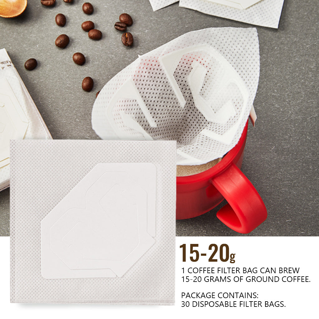 HASTHIP® Portable Coffee Filter Bag with Hanging Ear Design,