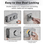 HASTHIP Retractable Double Clothesline with 304 Stainless Steel Wires, 40 lb Capacity