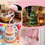 HASTHIP 270-Piece Chenille Stem Flower Craft Kit for DIY Bouquets and Handmade Floral Designs