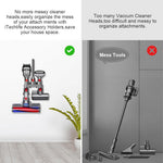 HASTHIP® Attachment Organizer Holder for Dyson Vacuum Cleaner Series, Accessory Holder Rack Wall Mounted Holder Organzier Accessories Organzier for Dyson V7 V8 V10 V11 Vacuum Cleaner Attachment.