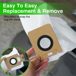HASTHIP® 4Pcs Dustbins Replacement for Dreame D10s Plus Vacuum Cleaner Dust Bags Vacuuming Reuseable Dust Collection Bags for Hair, Dirt, and Debris.
