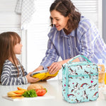 Lunch Box Bag, Insulated Lunch Bags for Camping School Picnic, Portable Lunch Box Bag for Office Man Women Student Kids Bento Box Pouch, Black