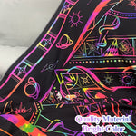 HASTHIP Sun and Moon Tapestry for Wall Decor with UV Light Reactive Glow 51 x 59 in Polyester