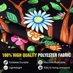 HASTHIP Ultraviolet Rays Tapestry for Bedroom Decor featuring UV Reactive Ink 51×59 in Polyester | Tree of Life Pattern