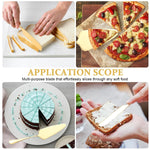 HASTHIP Cake Knife and Server Set for Weddings with Ergonomic Non Slip Handles | 3Pcs 9.29in Knife 8.8in Server 6.7in Spatula