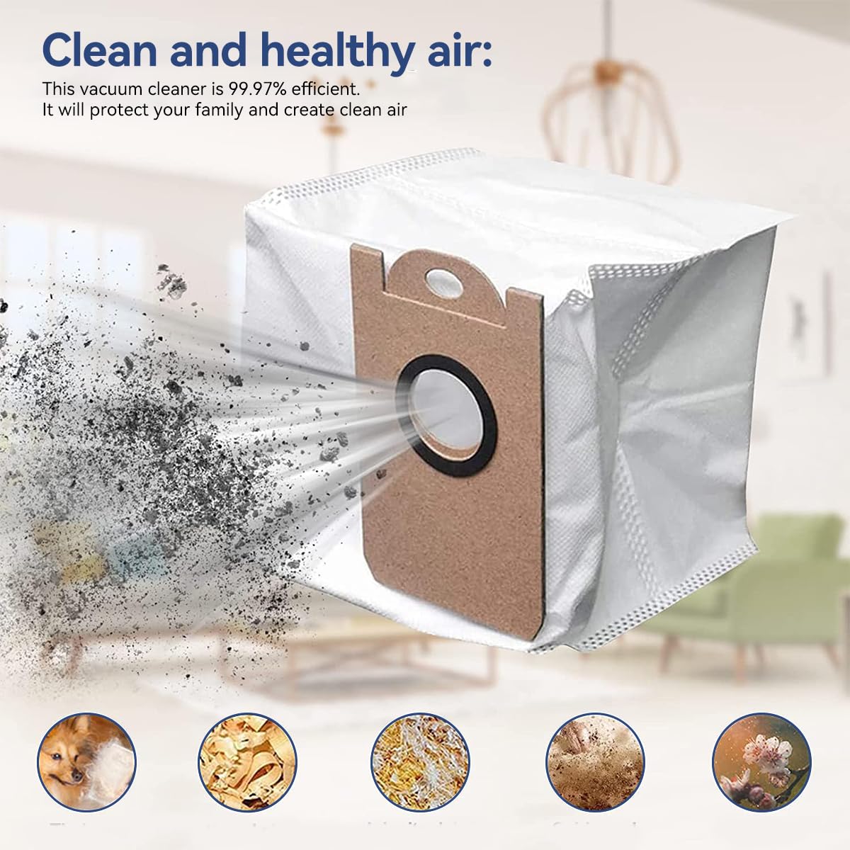 HASTHIP Replacement Parts Kit for ILIFE T10S Robot Vacuum with 33PCS Brushes and Filters