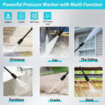 HASTHIP Electric Pressure Washer for Car and Bike with 3000W Motor and 10m Pipe | 150 Bar High Power Cleaning
