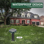 HASTHIP Solar Rats Repellent for Gardens and Lawns featuring IP65 Waterproof ABS | 10.24 in Compact Ultrasonic Animal Control Pack of 4