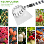 HASTHIP Fruit Picker Tool for Tree Harvesting with 10.5 ft Extendable Pole and Alloy Basket