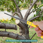 HASTHIP Hand Pruning Saws Replacement 5pcs for Gardening and Woodwork | 9in SK5 Alloy Steel Blades