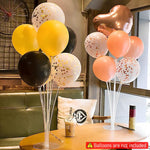 HASTHIP Balloon Stand for Decoration with 18PCS Sticks and Bases for Birthday & Party Use