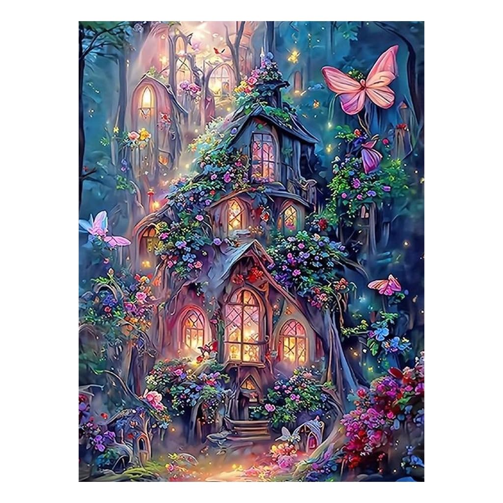HASTHIP Diamond Art Painting Kit for Home Décor with Full Drill Rhinestones 30x40cm | DIY Craft Gift