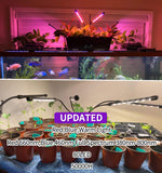 HASTHIP Grow Light for Indoor Plants with 80 LED Full Spectrum and 4 Flexible Arms | Clip-On Design