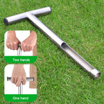 HASTHIP Soil Sampler for Testing Moisture Nutrients and pH featuring 12 in T Handle | Stainless Steel Corer